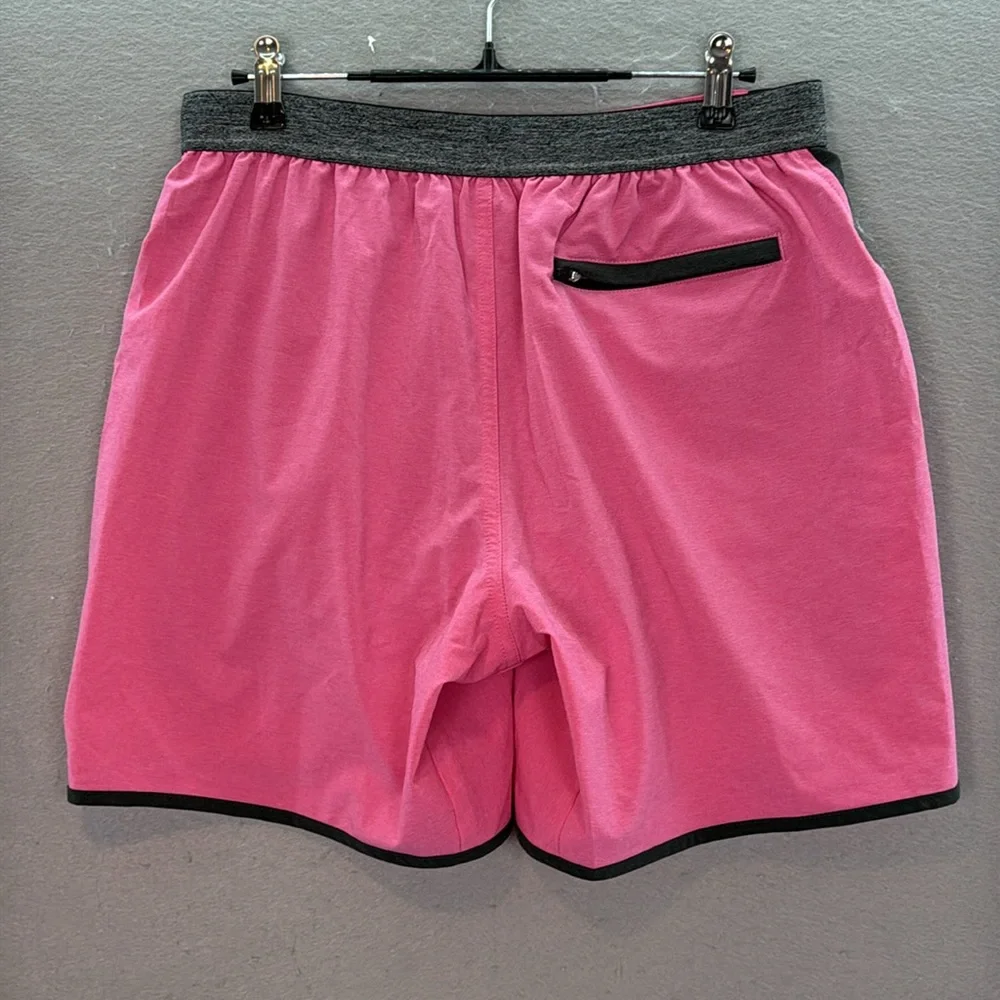 Chubbies Men's The Carimines Yoga /Swim Hybrid shorts pink pants performance M